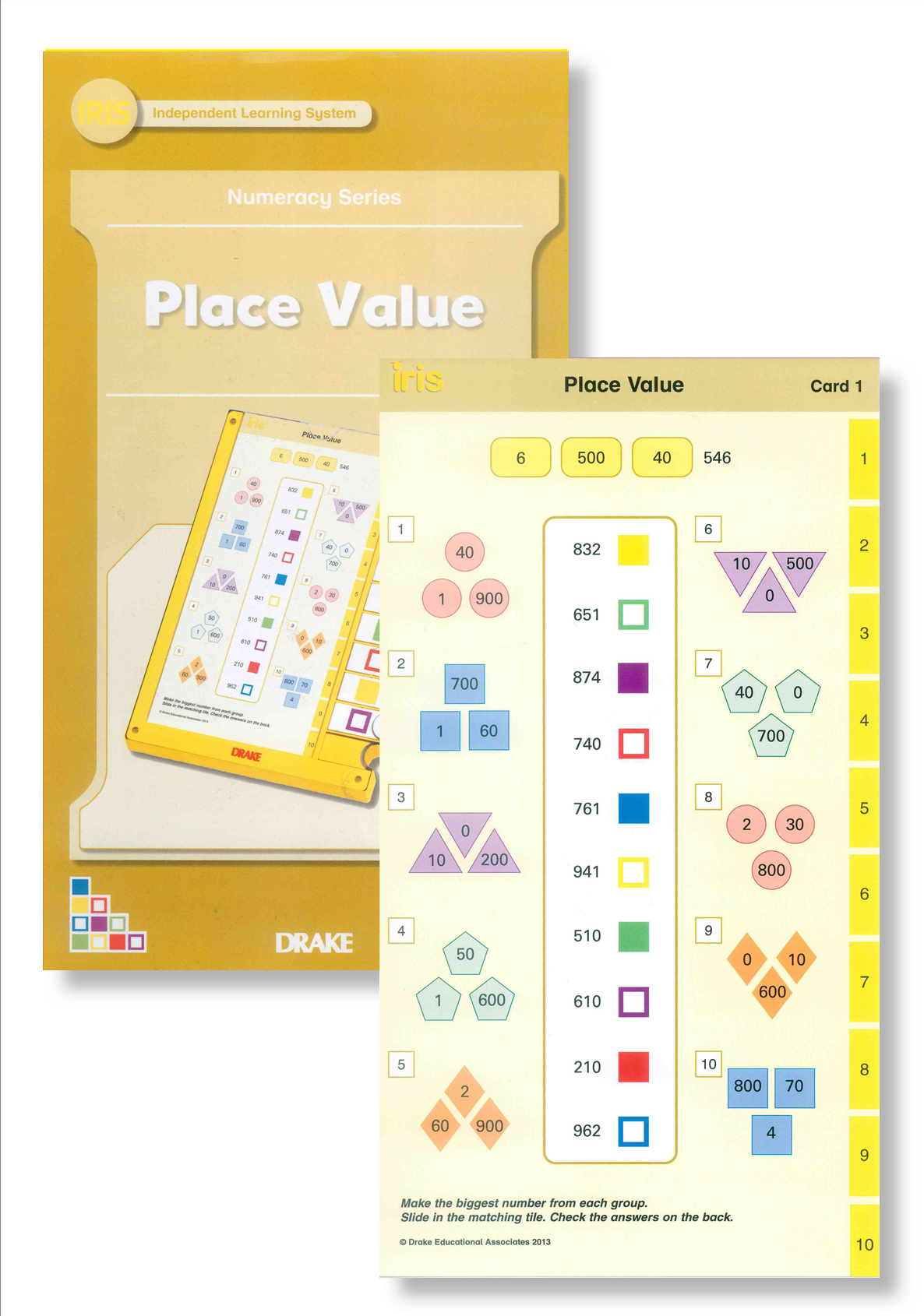 Iris Study Cards: Early Numeracy Year 3 - Place Value